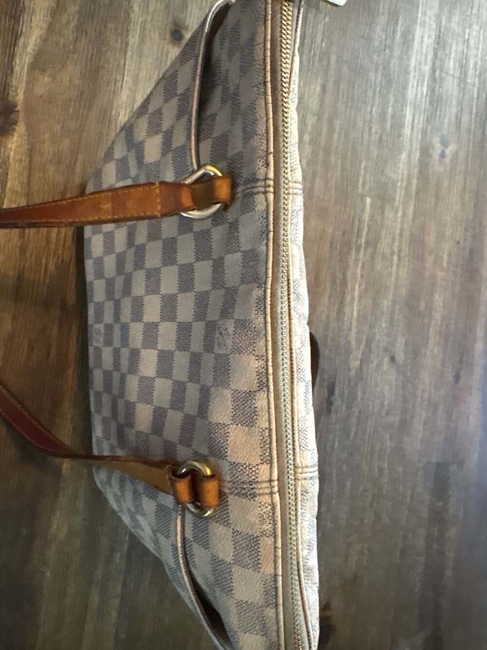 Authentic Louis Vuitton Damier Azur Totally PM Tote Bag - Picture 4 of 7
